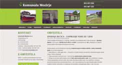 Desktop Screenshot of komunala-mozirje.si