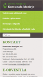 Mobile Screenshot of komunala-mozirje.si